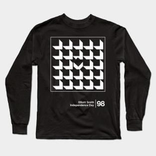 Independence Day / Minimal Style Graphic Artwork Long Sleeve T-Shirt